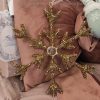 Decoro fiocco di neve Blanc Mariclo Collection h 17 cm