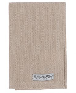 Set 6 tovaglioli Beige Blanc Mariclò Infinity Collection