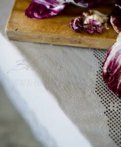 Alternative view of Tovaglia Blanc Mariclo in pizzo di vinile 135 x135 cm Grey