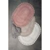 Tappeto ovale con crochet Blanc Mariclò Bolshoi Collection