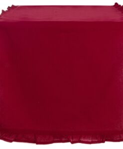 Runner bordeaux con galetta Blanc Mariclo 45x140 cm Infinity Collection