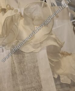 Set 2 Tenda Blanc Mariclo Ruffles Collection 130x290 cm