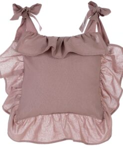 Copricuscino sedia con galetta Infinity Rose Powder Blanc Mariclò