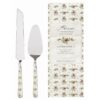 Set 2 posate da dolce Blanc Mariclo Moss Rose Collection