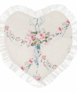 Tovaglietta a cuore Blanc Mariclo Manon Collection 30x30 cm