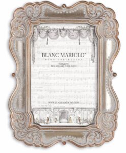 Porta foto Blanc Mariclò Cavaliere della rosa Collection H 20 cm