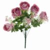 Bouquet rose Blanc Mariclo L 35 x P 35 x H 52 cm Rosa