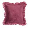 Cuscino con frill Blanc Mariclo Tresor Collection Bordeaux