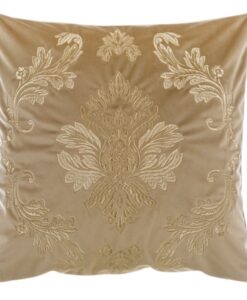 Cuscino Blanc Mariclo in velluto ricamato 45 x 45 cm