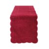 Runner Blanc Mariclo Carmen Collection Rosso Bordeaux