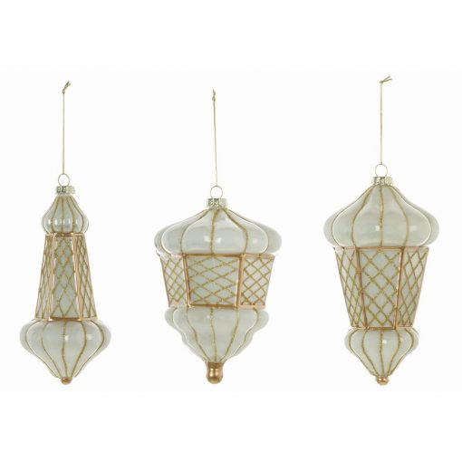 Decoro assortito in vetro Blanc Mariclo Dorotea Collection H 13 cm