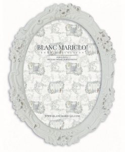 Porta foto ovale Blanc Mariclo Cavaliere della Rosa Collection