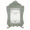 Porta foto Blanc Mariclo Cavaliere della Rosa Collection H 26 cm grigio polvere