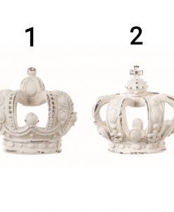 Decoro corona Blanc Mariclo Cavaliere della Rosa Collection H 7,5 cm