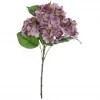 Bouquet ortensia artificiale Blanc Mariclo colore glicine H 57 cm