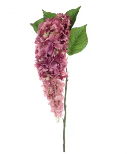 Ortensia artificiale Blanc Mariclo colore rosa scuro H 120 cm