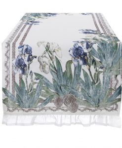 Runner Blanc Mariclo Iris Garden Collection 50x150 cm