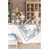 Tovaglia con gala Blanc Mariclo Iris Garden Collection 160x220 cm