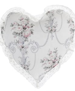 Cuscino a cuore Blanc Mariclo Vintage Floral