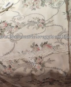 Copriletto matrimoniale Blanc Mariclo Vintage Floral Collection Bianco