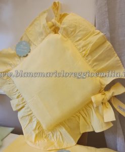 Copricuscino sedia con galetta Blanc Mariclò Infinity Giallo