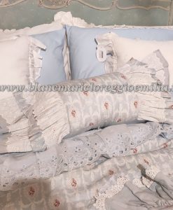 Cuscino caramella con gale Blanc Mariclo Sorpresa Barocca Collection 30x60 cm