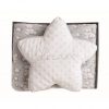 Plaid Blanc Mariclo 100 x 75 cm con cuscino stella in scatola regalo