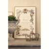 Quadro Botanical Blanc Mariclo h 60 cm