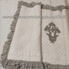 Trapuntino fondo letto cotone Blanc Mariclo Carmen Collection