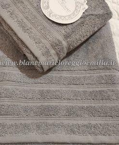 Coppia spugna Blanc Mariclo Infinity Collection Grigio 500 gsm