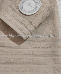Coppia spugna Blanc Mariclo Infinity Collection Beige chiaro 500 gsm