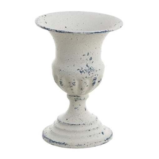Vaso porta candela Blanc Mariclò Heritage Collection h 17 cm