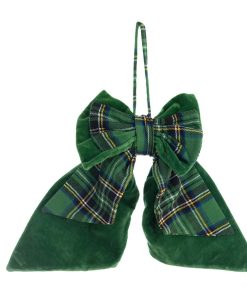 Decoro fiocco porta Blanc Mariclo Tartan Verde Madison Avenue