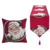 Runner e cuscino natalizio Babbo Natale Blanc Mariclo Santa Claus