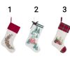 Calza di Natale Blanc Mariclo Jingle Bells Collection 33 x 14 cm