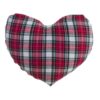 Cuscino cuore Tartan Blanc Mariclo Ralph Collection 44x42 cm