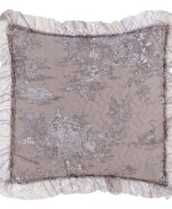 BLANC MARICLO Vestiletto singolo con volant sangallo 95x200x30cm 18202 –  Angelica Home Stabia