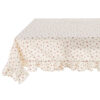 Tovaglia rettangolare con gala Blanc Mariclo Floret 170x210 cm Rosa