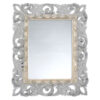 Specchio rettangolare Blanc Mariclo Gipsoteca Collection H 38 cm