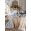 Trapunta Blanc Mariclo matrimoniale Diamante con gale 300 gsm Beige