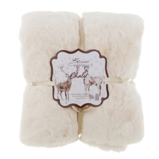 Plaid in ecopelliccia Blanc Mariclo Chalet