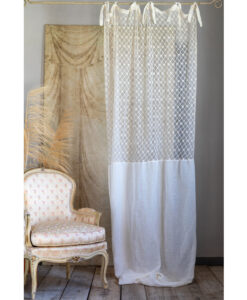 Tende ricamate Blanc Mariclo Dentelle