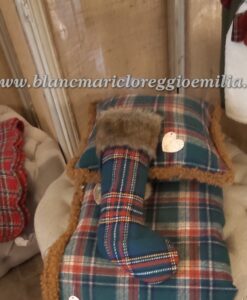 Calza di Natale Blanc Mariclo Tartan