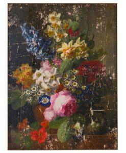 Quadro composizione fiori Blanc Mariclo 61x81 cm