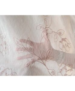 Tenda ricamata Blanc Mariclo Audrey Collection 140x290 cm Rosa