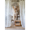 Tenda ricamata Blanc Mariclo Audrey Collection 140x290 cm Rosa