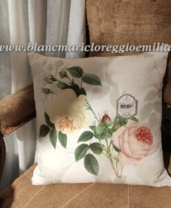 Cuscino Blanc Mariclo Le Rose del Borgo 45x45 cm