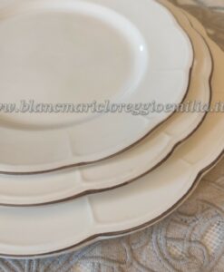 Servizio piatti 18 pezzi Blanc Mariclo Alcina Collection