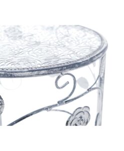 Set 3 tavolini tondi in ferro Blanc Mariclò Ernani Collection