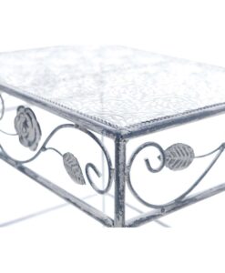 Set 3 tavolini rettangolari in ferro Blanc Mariclò Ernani Collection